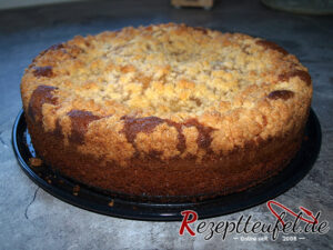 Apfelmuskuchen mit Streusel