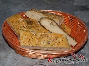 In Streifen geschnitten und servierbereit