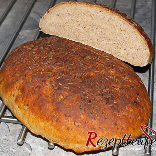 Kartoffelbrot mit Kümmel