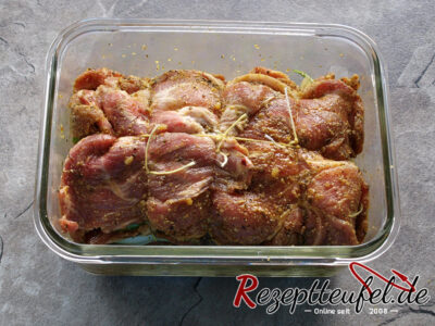 Der verschnürte Schichtbraten