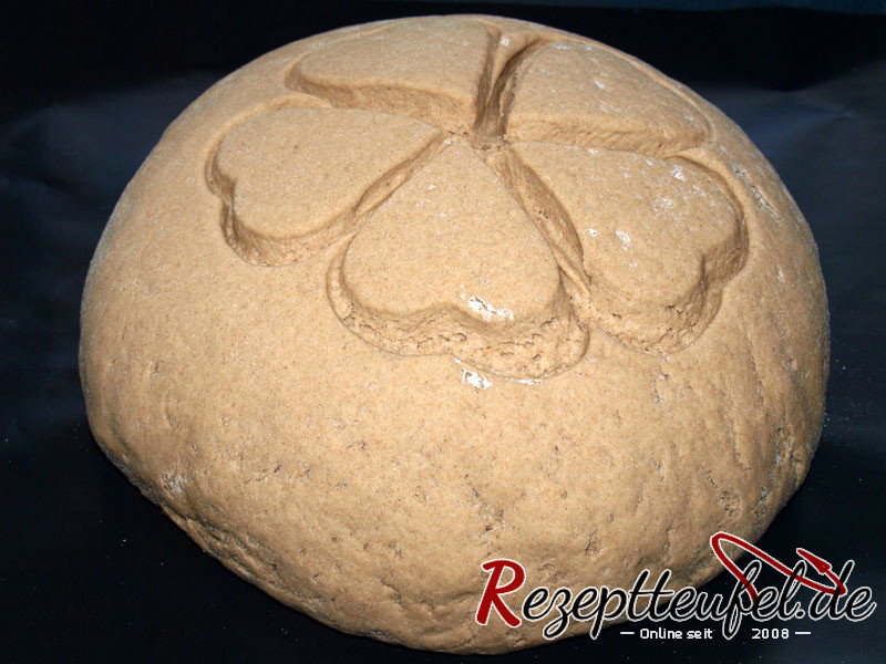 Aufgegangen und bereit zum Backen