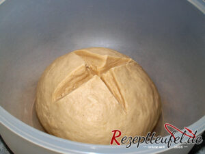 Der Hefeteig muss gehen