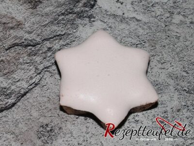 Zimtstern in der Nahansicht