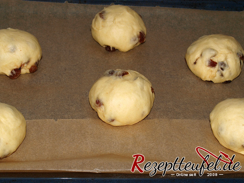 Die Teigkugeln sind geformt