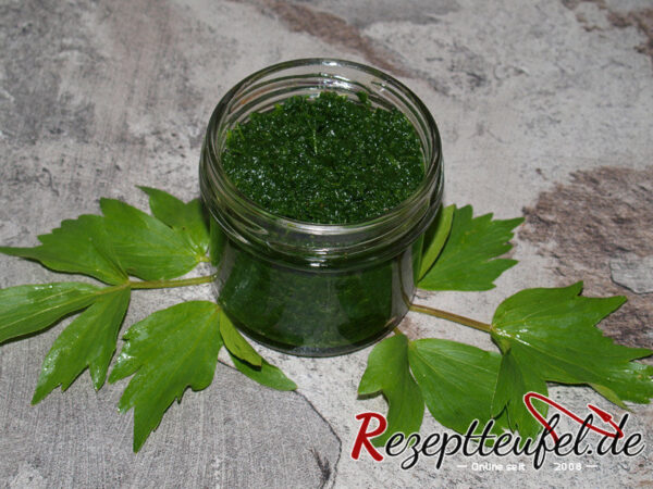 Blick auf die fertige Paste