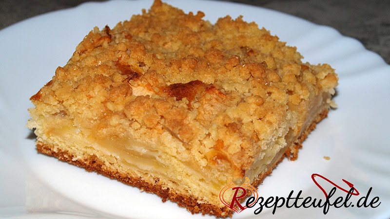 Apfelkuchen mit Butterstreusel