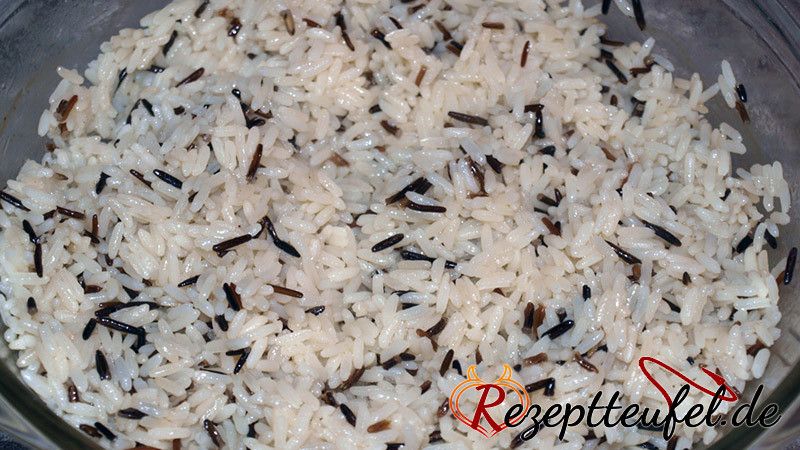 Reis im Backofen gegart (Backofenreis)