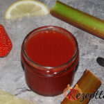 Erdbeer-Rhabarber Fruchtaufstrich mit Zitrone und Tonka