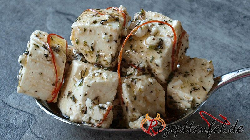 Marinierter Hirtenkäse