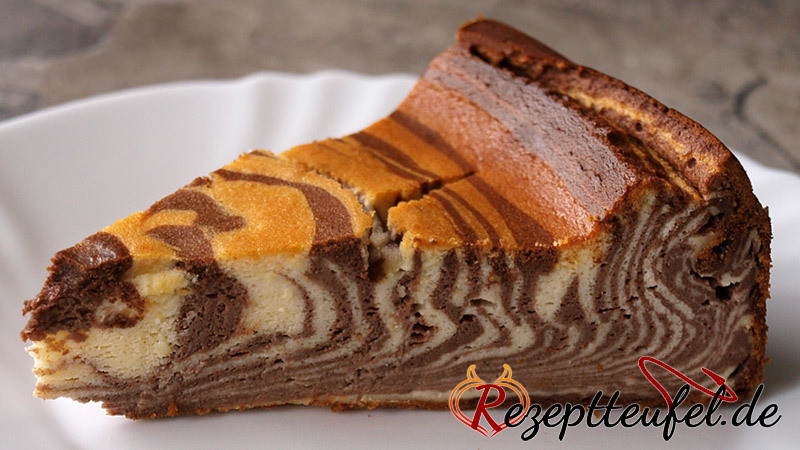 Käsekuchen Zebra-Style Käsekuchen Zebra-Style