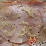 Kassler mit Zwiebeln eingelegt (Brotbelag)