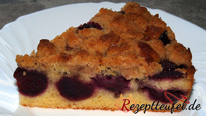 Kirschkuchen mit Streusel