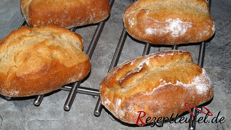 Rustikale Krusti mit Roggenanteil