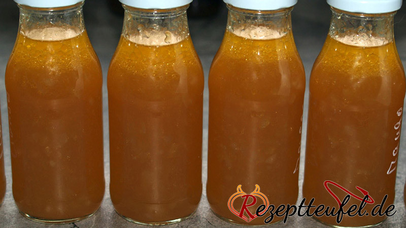 Mangodressing (eingekocht)