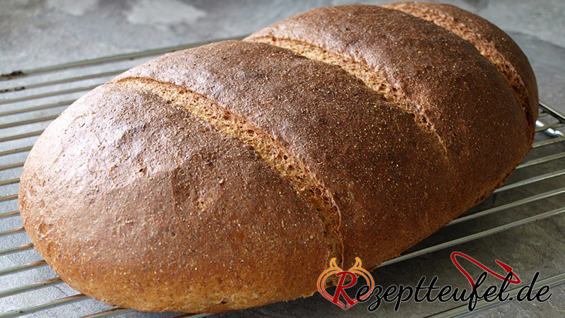 Mischbrot mit Vollkornanteil