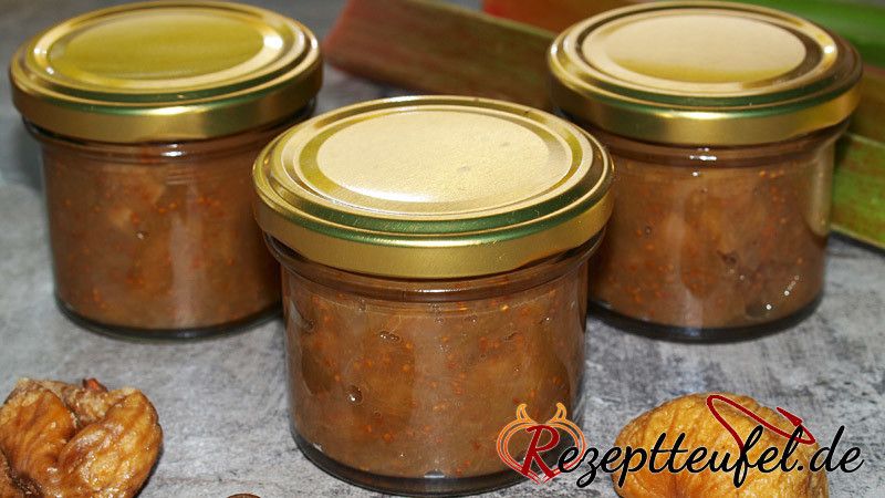 Rhabarber-Feigen Chutney