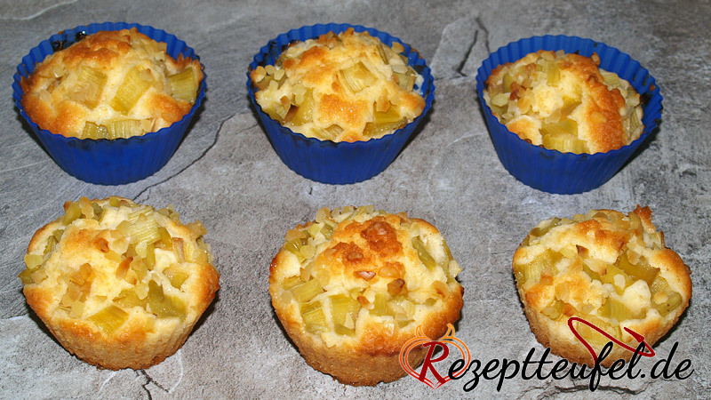 Rhabarber-Muffins