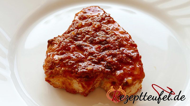 Thunfischfilet mit Knoblauch