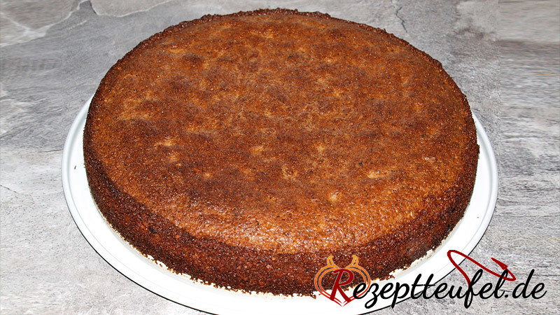 Gebackener Kuchen ohne Guss