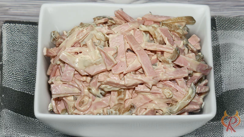 Fleischsalat (mit Mayonnaise) Bild zum Rezept für Fleischsalat (mit Mayonnaise)