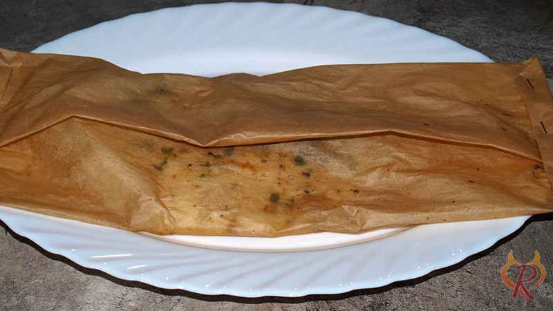 Das Heilbuttfilet ist gegart