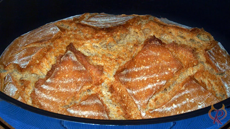 Das Brot ist frisch aus dem Ofen gekomme