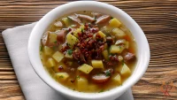 Bild zum Rezept für Kartoffelsuppe mit Speck und Zwiebel