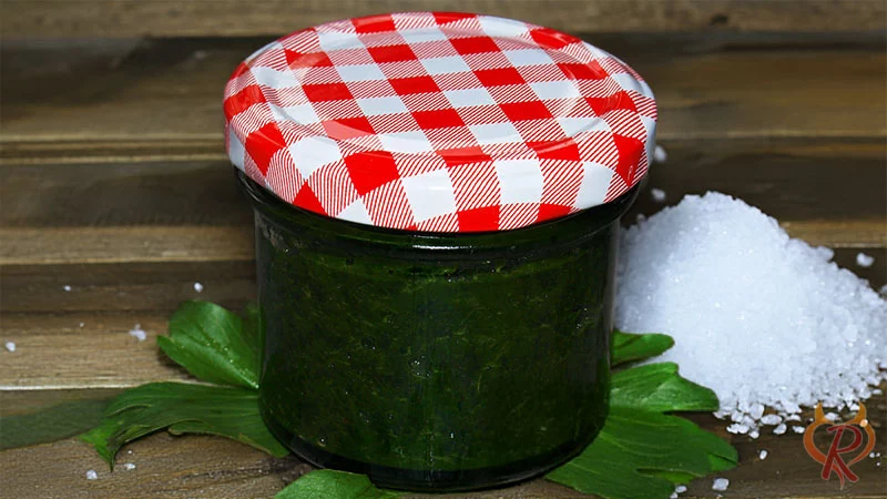 Liebstöckel-Paste (eingesalzen)