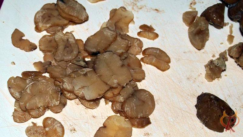 Gehobelte Maronenscheiben