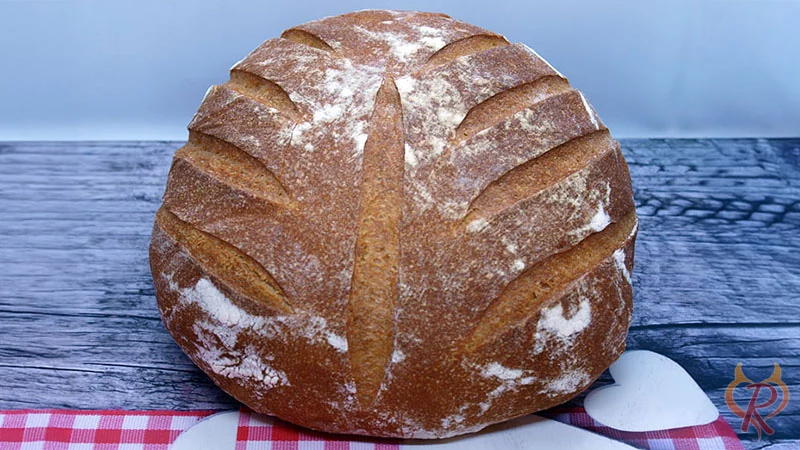 Mischbrot mit Weizensauerteig