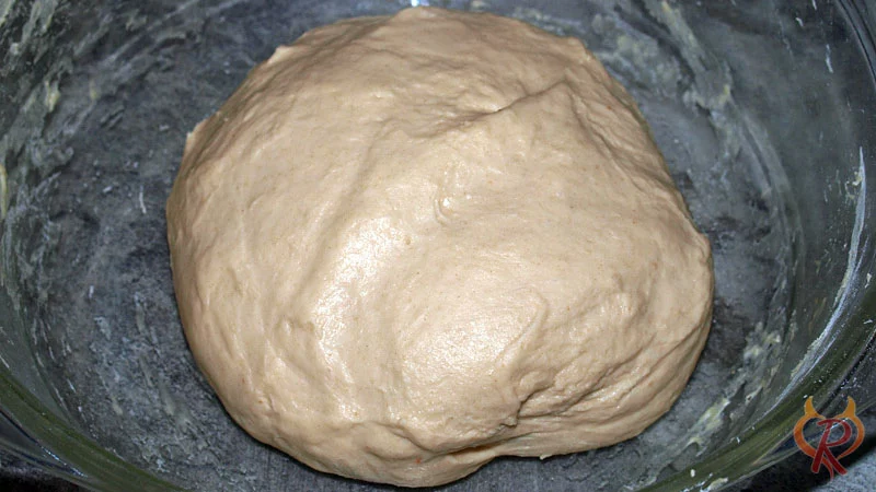 Zutaten für Vorteig verkneten