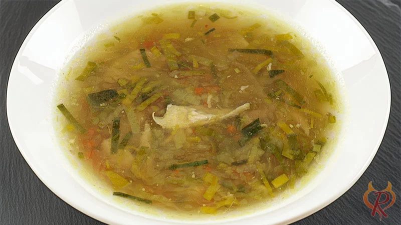 Scharfe Hühnersuppe – Erkältungssuppe