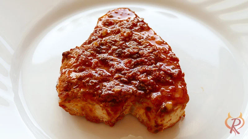 Thunfischfilet mit Knoblauch