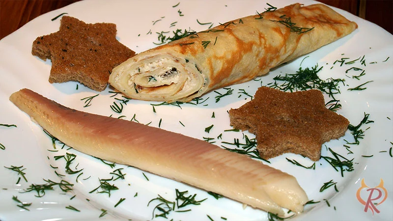 Zweierlei von geräucherter Forelle