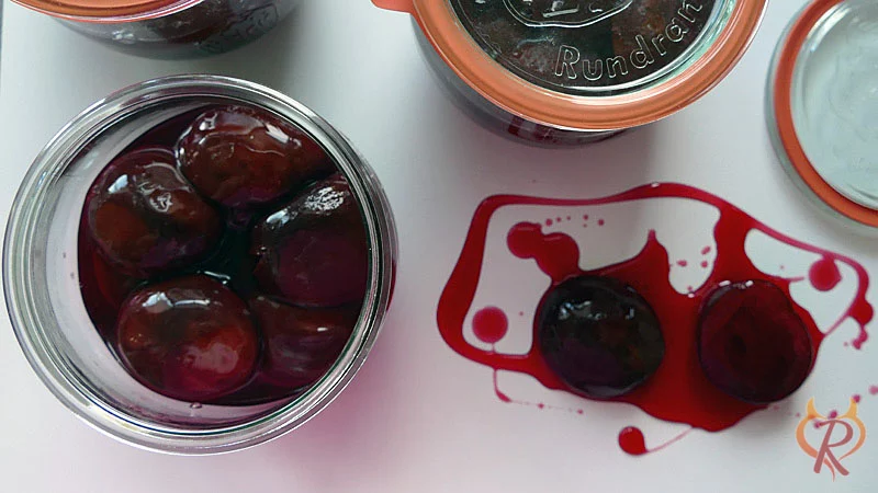 Zwetschgen einkochen (trocken einwecken)